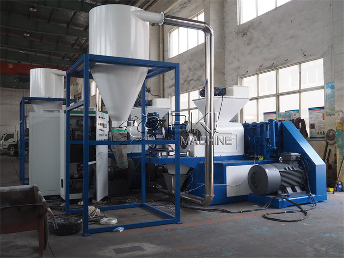 LLDPE Plastic Squeezing Machine Recycling HDPE Woven