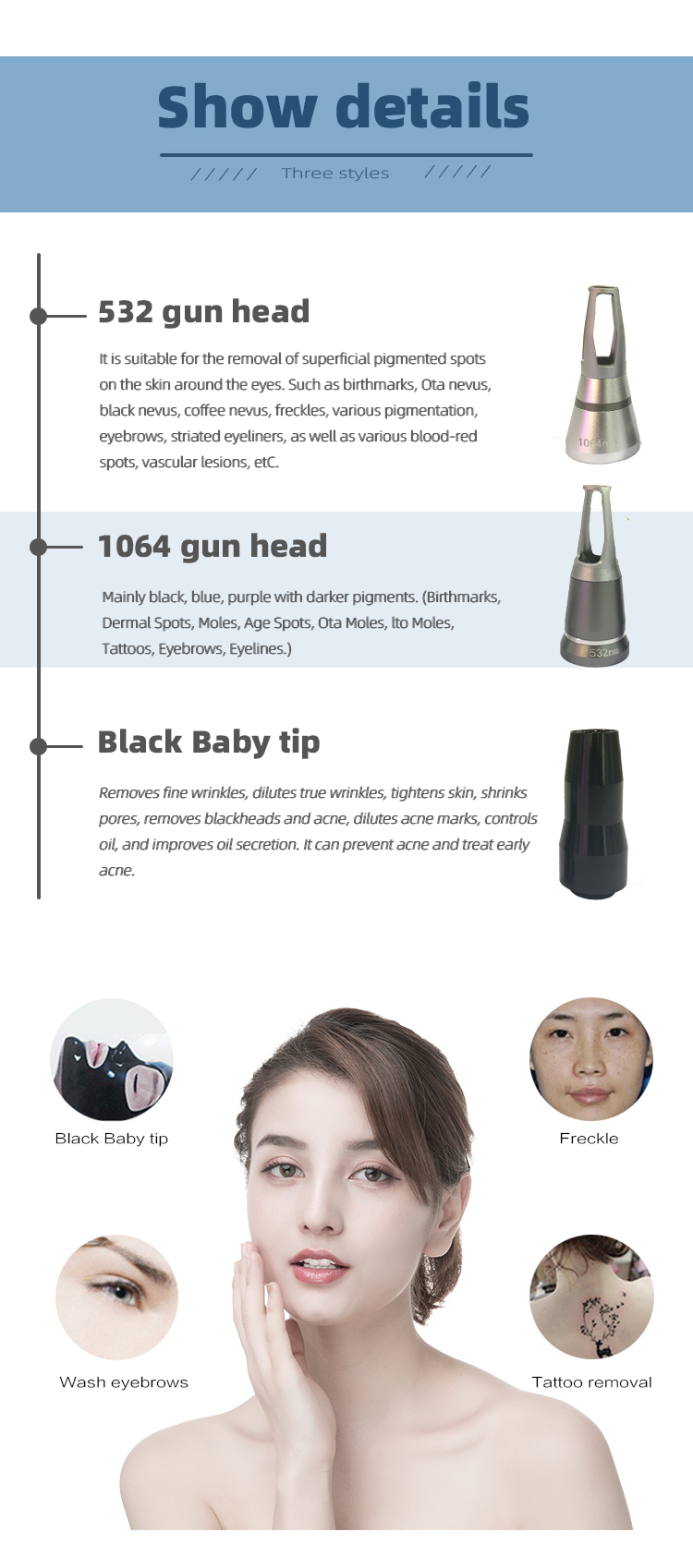 Tattoo Eyebrow Pigment Removal 808nm diode laser Fast Hair Removal Multifunctional Beauty Equipment Machine
