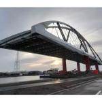 High Strength Steel Bridge Structure Customizable Steel Frame Bridge C Purlin
