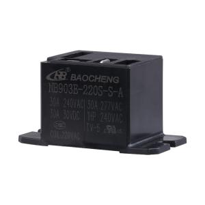 Quality SPST Power Relay 30A 220V AC 2.5KV 4KV Dielectric Withstand Flange QT Connection wholesale