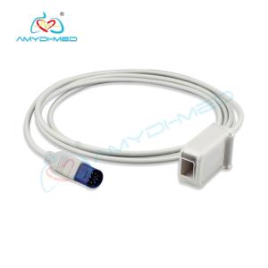 Quality Reliable HP M1025a Spo2 Adapter Cable 12 Pin Connector 2.4m Length wholesale
