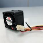 Black 12V DC Powered Fan 2.4W Plastic Cooling Fan 5000 RPM Speed For CPU