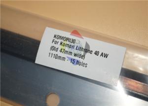 Quality komori wash up blade komori machine wash up blade 1110mm 15holes wholesale