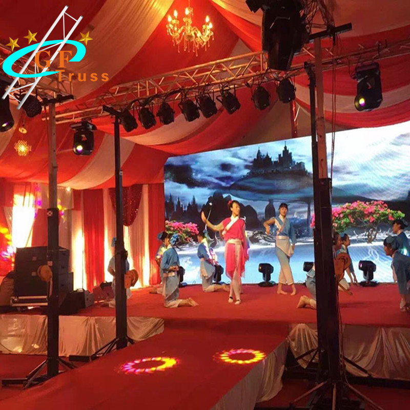 Lift 100kg Hand Crank Tripod Speaker Light Truss Stand