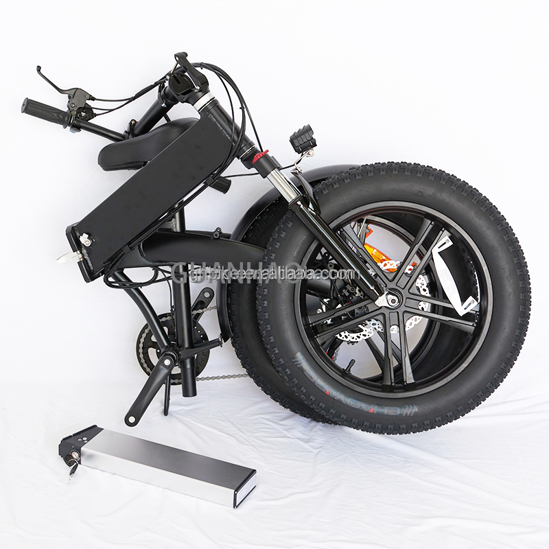 20" Wheel Size 500W EN15194 Foldable Fat Tire Electric Bicycle for Black Friday Offer