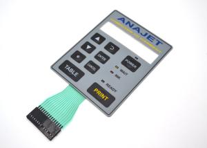 Quality Dustproof LED Display Metal Dome Membrane Switch With 3M55230 Back Adhesive wholesale