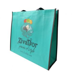 Quality BOPP Laminated Matt Biodegradable 100gsm PP Non Woven Bag wholesale