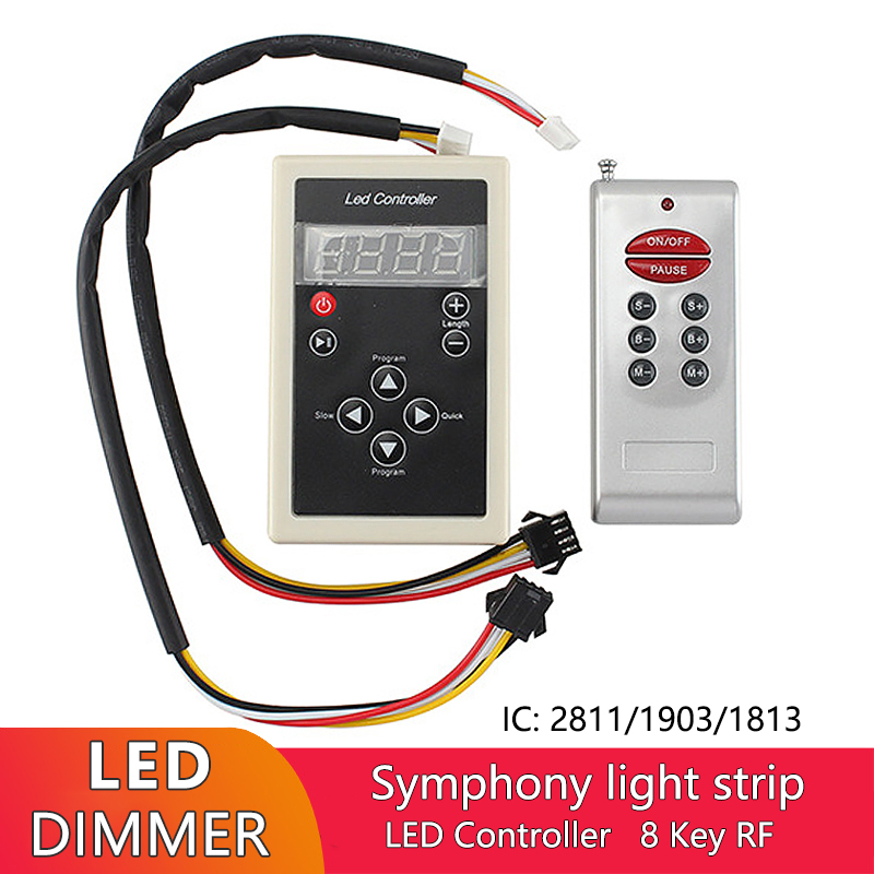 DC 12V Pixel Magic Color LED Controller With 133 Mode Control