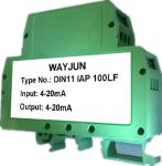 WAYJUN 3000VDC isolation rail Loop-Powered 4-20mA Signal Isolator Green DIN35