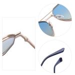 Polygon Magnetic Clip On Optical Glasses Metal Frame Sunglasses