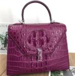 Fashion Genuine Crocodile Skin Lady Handbag Exotic Real True Alligator Leather