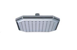 Quality Luxury Ultra Thin ABS Plastic Overhead Shower Head Bathroom Rainfall wholesale