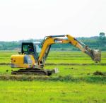 Compact Mini Excavator Machines Used In Road Construction XE55DA 5.5 Ton