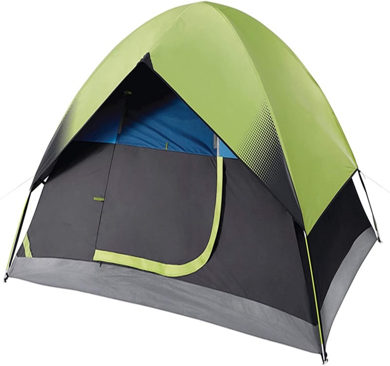 Coleman 4 Person Dark Room Sundome Tent For Fishing