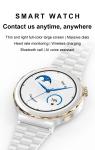Full Color Round Amoled Display Bluetooth Ladies Smart Watch NFC BT5.0 Call 1.36