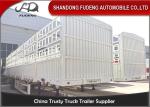 3 Axles Cattle Transport Q345B 50T Side Wall Semi Trailer