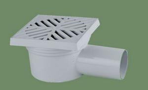 Quality UPVC plastic side floor drain, floor filler,bathroom floor drain, 10*10cm,15*15cm wholesale