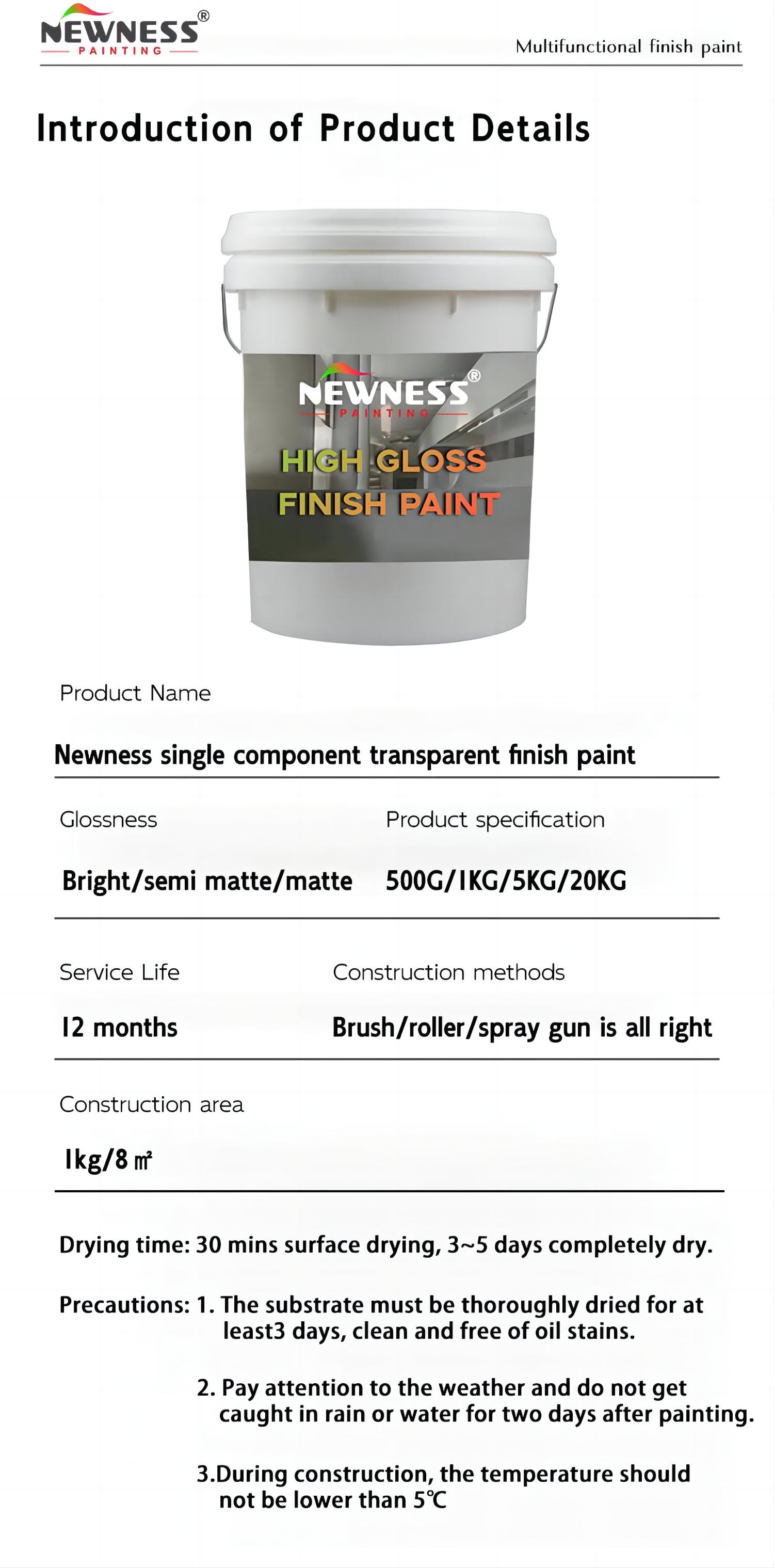Acrylic Waterproof Wall Paint With High Gloss Finish For Glossy And Waterproof Coating