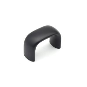 Quality Oval Shaped Black Aluminum Industrial Drawer Pulls White wholesale