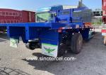 SINOTERCEL 3 Axles Semi Trailer 30t Flatbed Trailer Semi Truck
