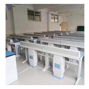 Quality Acid Resistant Chemistry Lab Furniture Workstation Table Polishing wholesale