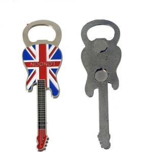 Quality Custom Promotion Tourism Souvenir Gift Metal Fridge Magnet Beer Bottle Opener, Embossed Logo, Silver Plating wholesale