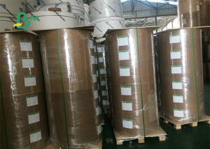 Quality One Side Glossy Ivory Board Paper , 350gsm Card Thickness White Card Paper Board / SBS Paper Board wholesale