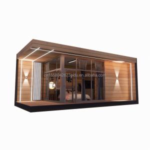 Quality 30ft Prefabricated Wooden Glass House Sunshine House Container Prefabricated Container wholesale