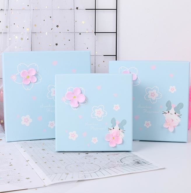 Magnetic Pop Up 1200g/sm Gift Box Packaging With Ribbon Closure