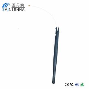 Quality 2.4G 2.5G single band wifi rubber antenna black wholesale
