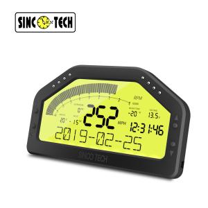 Quality Multifunctional Sensors Type 12V Digital Race Car Dashboard Display For Universal Cars wholesale