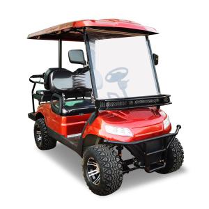 Quality 4000 Life Cycle Beach 4 Seater Golf Cart Lithium Ion Battery Off Road 35mph 60V wholesale