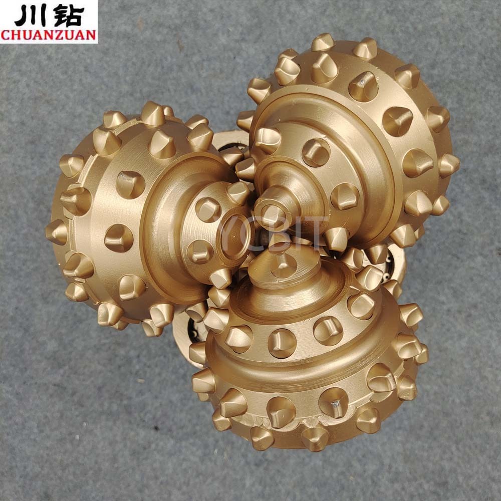 IADC 537 Tricone Rock Drill Bits 8 1/2 Inch Hard Formation With High Compressive Strength