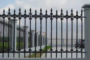 Quality Antique Cast Iron Fence Panels / Pedestrian Safety Barrier Fence For Villa Home wholesale