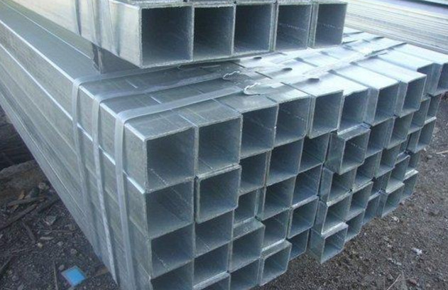 Black Square Galvanized Steel Fence Posts Cold Roll Forming With ERW Welding