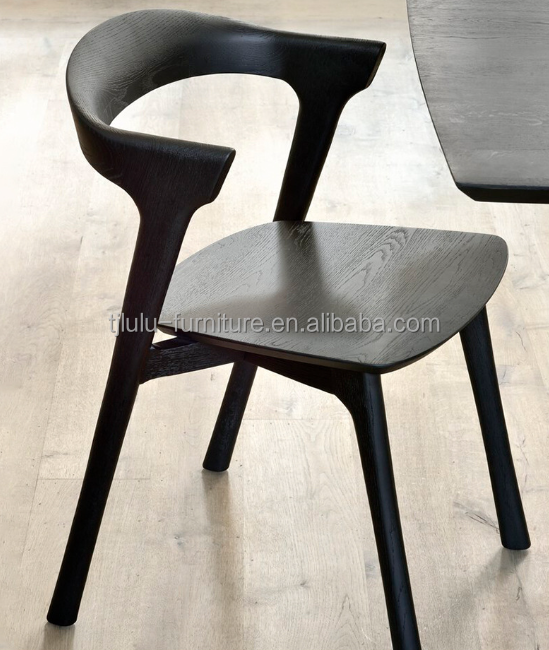 European Modern Style Solid Wood Dining Chair for Hotel Furniture in Ash Wood