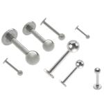 316L Surgical Steel Titanium Anodized Labret Lip Stud Ring Ear Tragus Stud