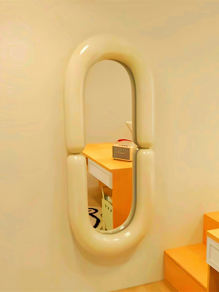 Oval Bathroom Led Wall Full Length Mirror Hanging Vanity Tall Mirror