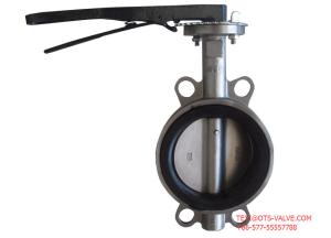 Quality PN16 Manual Stainless Steel Butterfly Valve 2 Inch Center Line With Pin wholesale