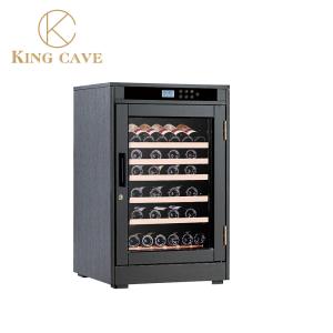 Quality Small Custom Wine Cooler Black Free Standing Wine Cooler Cabinet wholesale