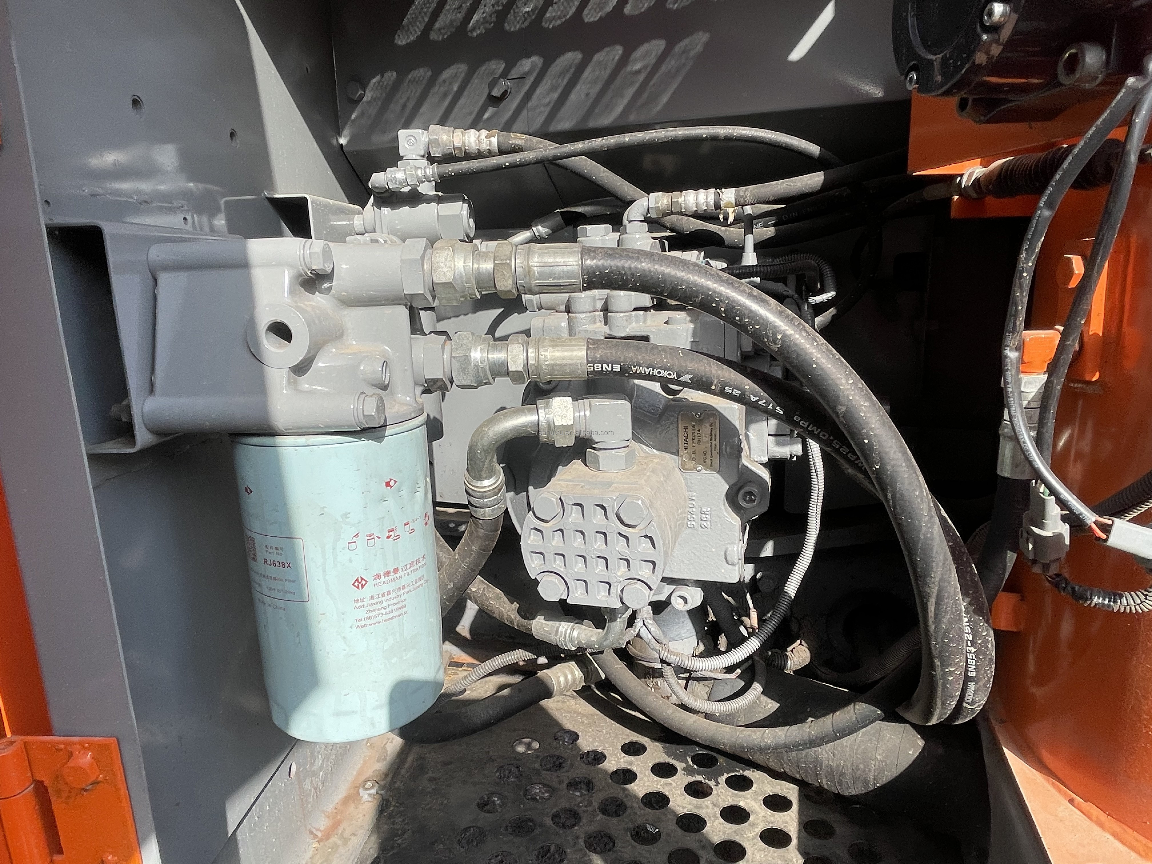 Used hitachi zaxis 120 Have a certificate of EPA electric crawler mini excavator other construction machinery
