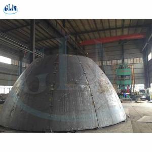 Quality Black 36in Mild Steel Torispherical Dished Head Pressure Vessel Ends ISO9001 wholesale