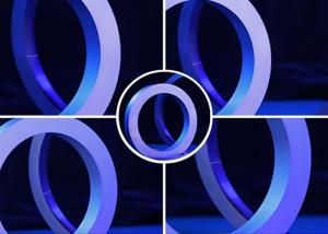 Quality MD45A Grade Tungsten Carbide Rings , Mechanical Seal Pumping Ring wholesale