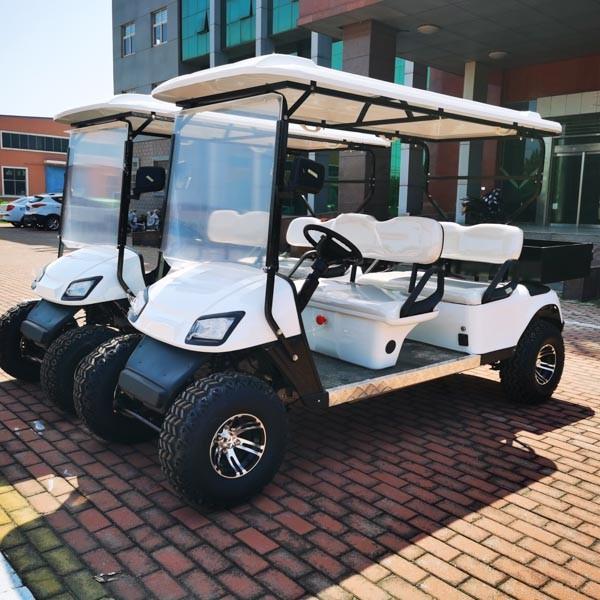 Customizable color 4-seater EV lithium lead aic battery golf buggy cart
