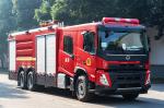 Volvo Dry Chemical Powder Combined Fire Fighting Truck Specialized Vehicle China