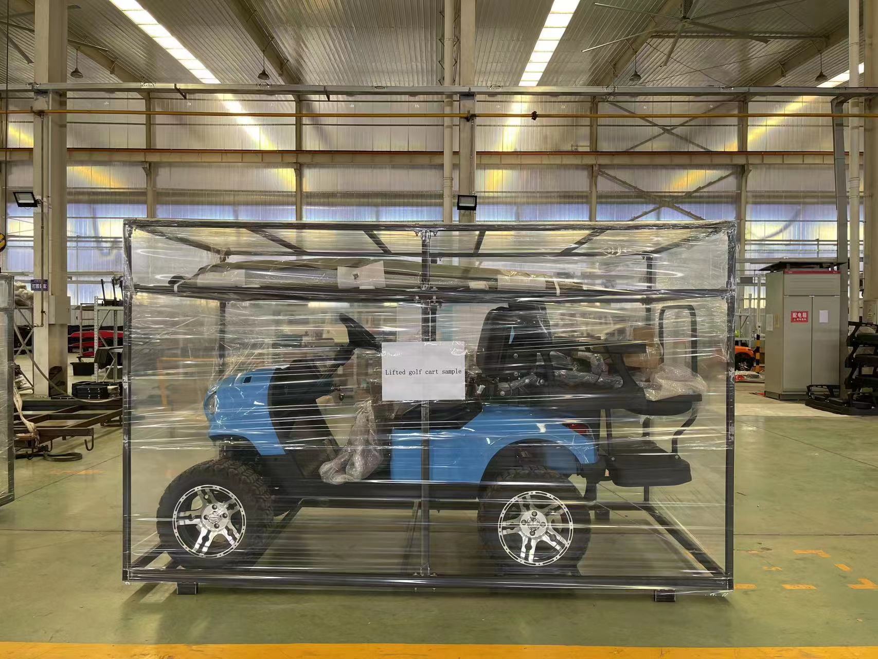 2024 Electric 4 Person Golf Cart for Hunting Transport 20% Grade Ability 15.5mph Maximum Speed 48V 5KW AC Motor
