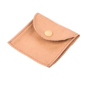 Quality Portable Small Velvet Pouches For Jewelry , Button Locked Jewelry Gift Bags wholesale
