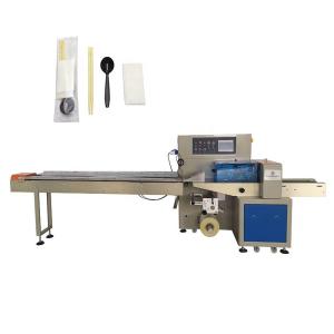 Quality Pillow Carton Box Packing Machine 250mm 80bags/min Cutlery wholesale