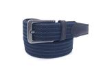 Multi - Color Elastic Fabric Braided Belt With Pin Buckle , Enduring Stretch