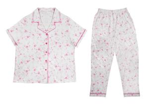 Quality Basic Style Women'S Sleepwear Shorts Sets , Women'S Cotton Sleep Shorts OEM wholesale